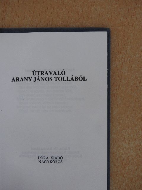 Arany János - Útravaló Arany János tollából [antikvár]