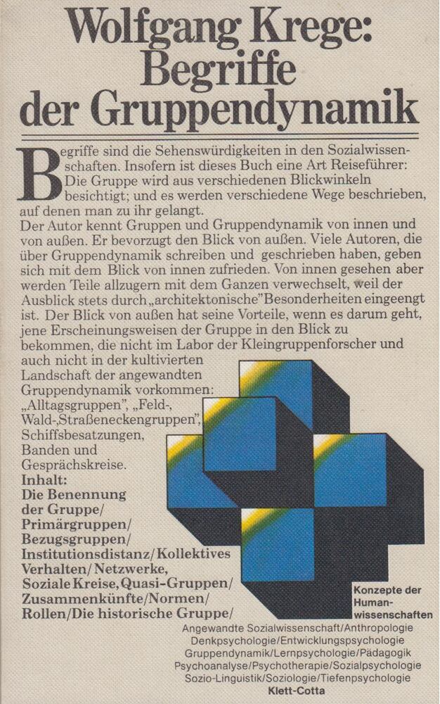 Wolfgang Krege - Begriffe der Gruppendynamik [antikvár]