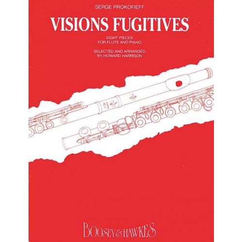 PROKOFIEFF, SERGE - VISION FUGITIVES, EIGHT PIECES FOR FLUTE AND PIANO (HOWARD HARRISON)