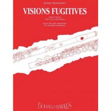 PROKOFIEFF, SERGE - VISION FUGITIVES, EIGHT PIECES FOR FLUTE AND PIANO (HOWARD HARRISON)