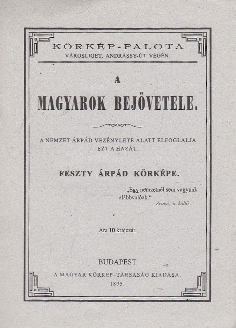 A magyarok bejövetele [antikvár]