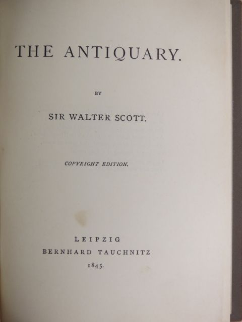 Sir Walter Scott - The Antiquary [antikvár]