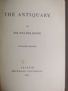 Sir Walter Scott - The Antiquary [antikvár]