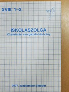 Iskolaszolga 2007. szeptember-2008. június [antikvár]
