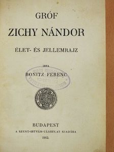 Bonitz Ferenc - Gróf Zichy Nándor [antikvár]
