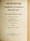 Balló Rezső - Pótfüzetek a Természettudományi Közlönyhöz 1913-1914/1-4. [antikvár]