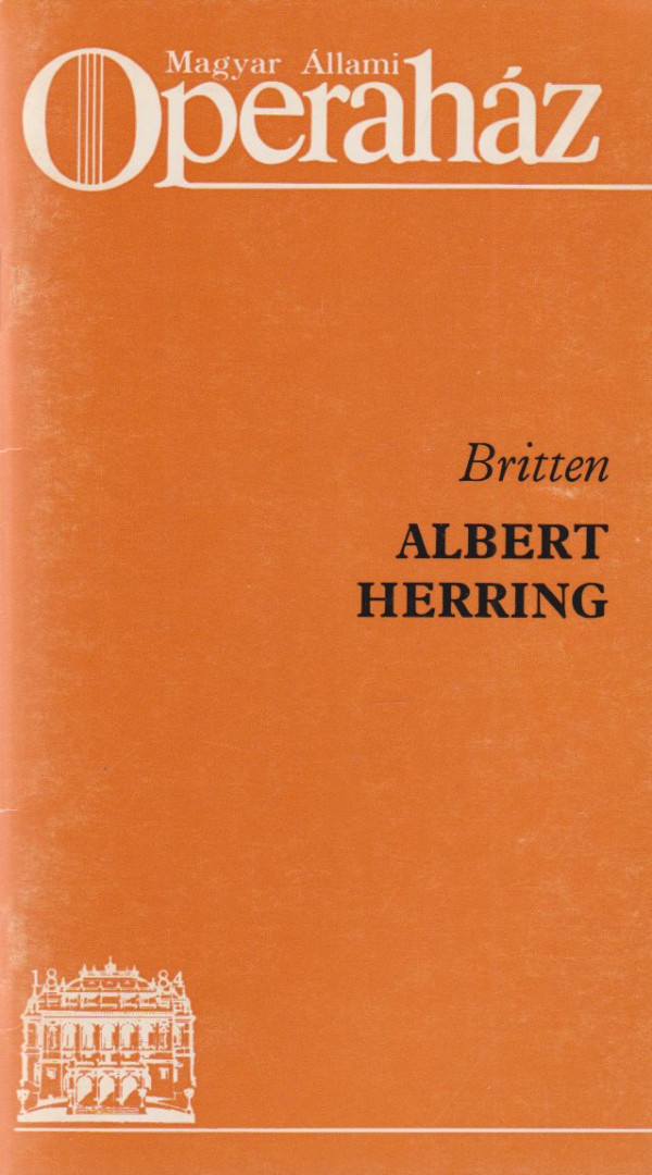 BRITTEN, BENJAMIN - Albert Herring [antikvár]