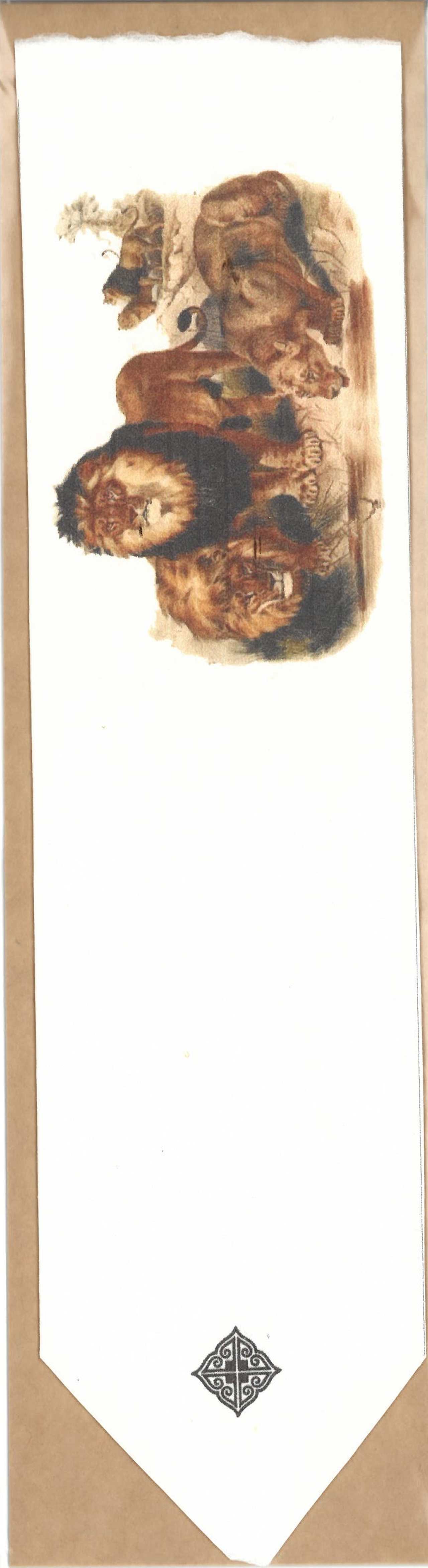 Könyvjelző - Oroszlán