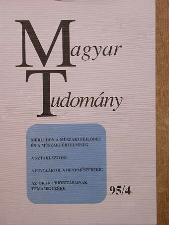 Bálint Csanád - Magyar Tudomány 1995. április [antikvár]