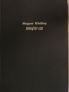 Magyar Közlöny 1998. december 24. - december 31. [antikvár]