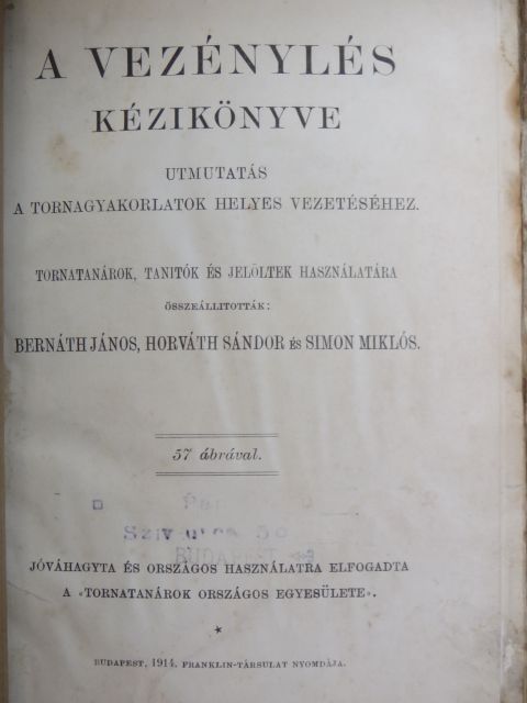 A vezénylés kézikönyve [antikvár]