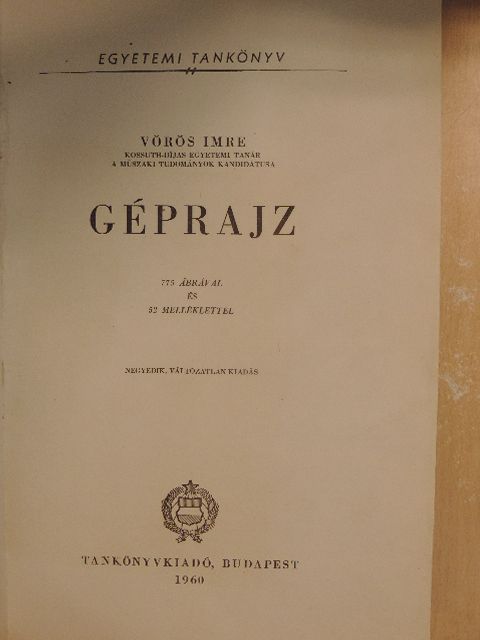 Vörös Imre - Géprajz [antikvár]
