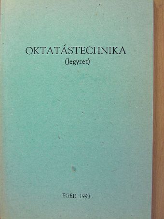 Dr. Elek Elemérné - Oktatástechnika [antikvár]