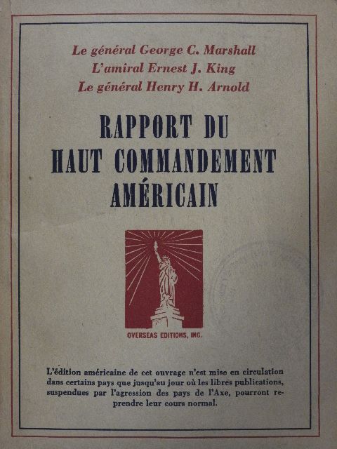 Ernest J. King - Rapport du haut commandement Américain [antikvár]