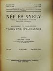 Bárdos Rezső - Nép és nyelv 1943. november-december [antikvár]