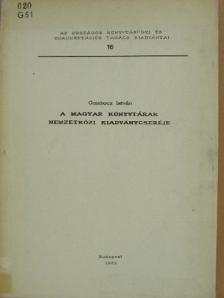 Gombocz István - A magyar könyvtárak nemzetközi kiadványcseréje [antikvár]