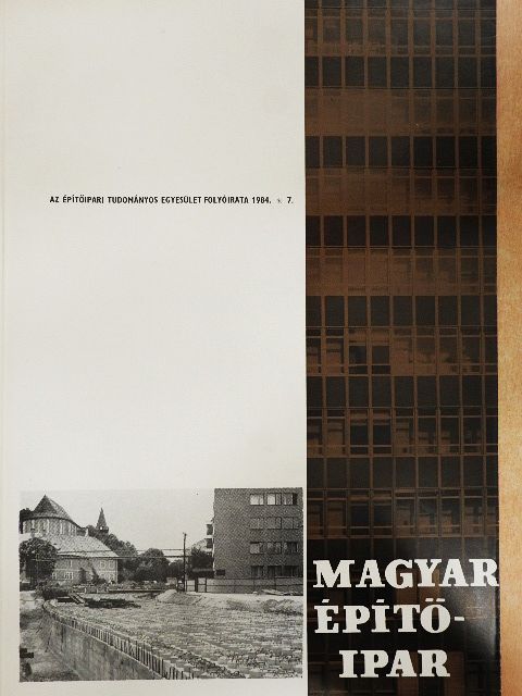 Bátai István - Magyar Építőipar 1984/7. [antikvár]