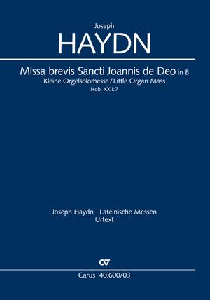 HAYDN JOSEPH - MISSA BREVIS SANCTI JOANNIS DE DEO IN B HOB. XXII:7 (KLEINR ORGELMESSE)Y KALVIERAUSZUG