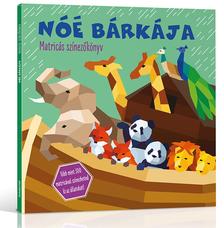 Nóé bárkája matricás színezőkönyv