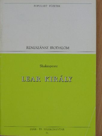 William Shakespeare - Lear király [antikvár]