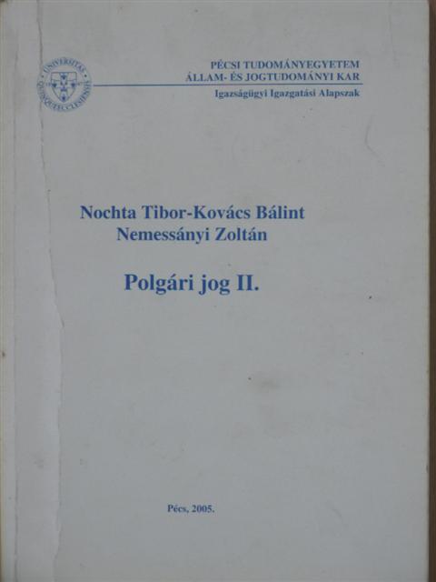 Kovács Bálint - Polgári jog II. [antikvár]