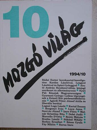 Agárdi Péter - Mozgó Világ 1994. október [antikvár]