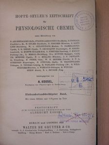 A. Windaus - Hoppe-Seyler's Zeitschrift für Physiologische chemie CXXX/1-6. [antikvár]