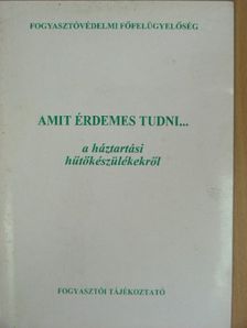 Amit érdemes tudni... [antikvár]