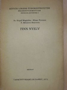 F. Mészáros Henrietta - Finn nyelv [antikvár]