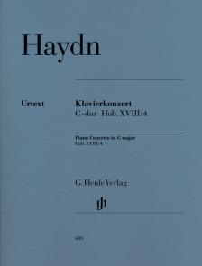 HAYDN,J - KLAVIERKONZERT G-DUR HOB.XVIII:4,AUSGABE KLAVIERQUINTETT