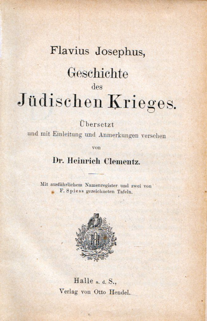 Flavius Josephus - Geschichte des Jüdischen Krieges [antikvár]