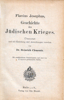 Flavius Josephus - Geschichte des Jüdischen Krieges [antikvár]
