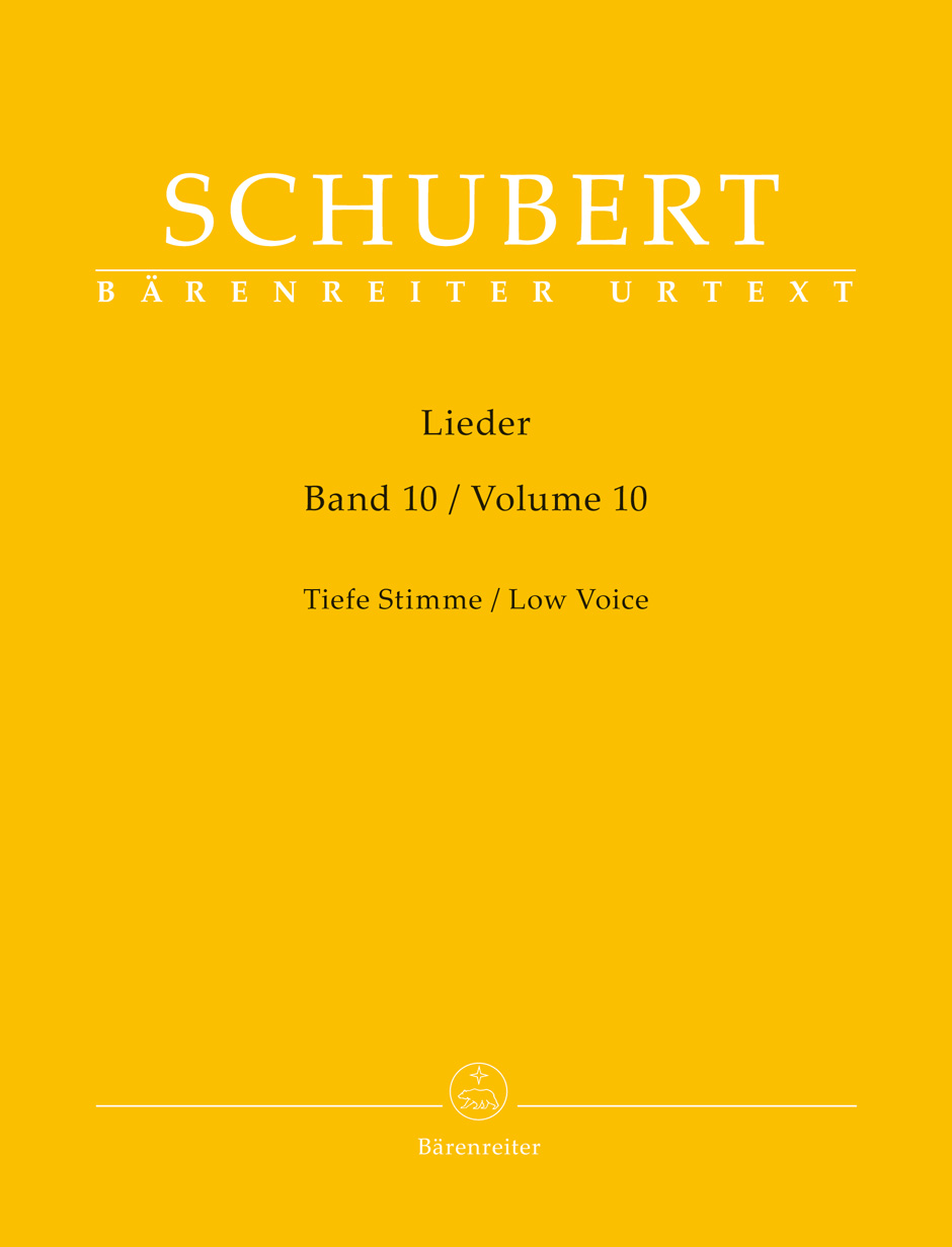 SCHUBERT - LIEDER BAND 10 TIEFE STIMME