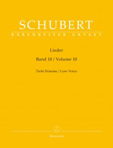 SCHUBERT - LIEDER BAND 10 TIEFE STIMME