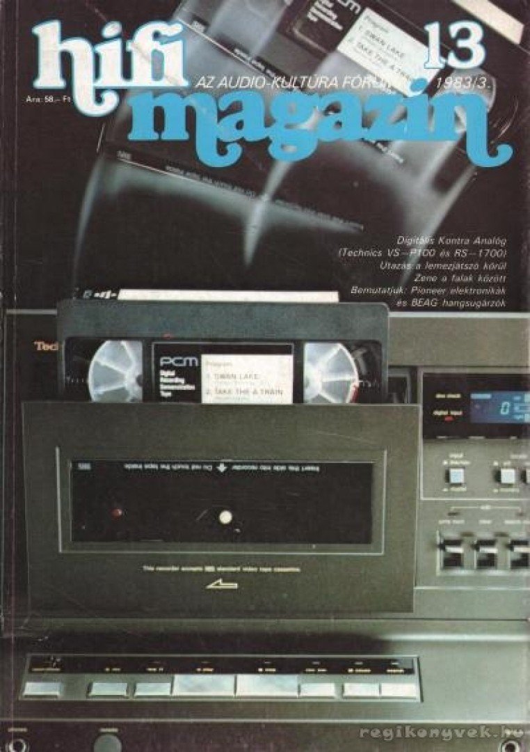 DARVAS LÁSZLÓ - Hifi magazin 13. 1983/3. [antikvár]