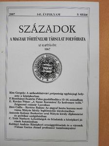 C. Tóth Norbert - Századok 2007/2. [antikvár]