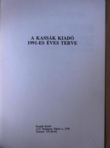 A Kassák Kiadó 1991-es éves terve [antikvár]