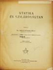 Dr. Bresztovszky Béla - Statika és szilárdságtan [antikvár]