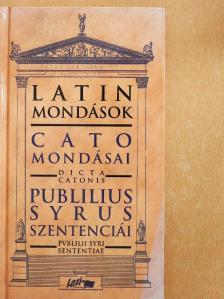 Cato - Latin mondások [antikvár]