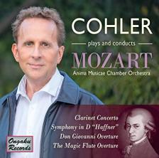 MOZART - CLARINET CONCERTO CD COHLER
