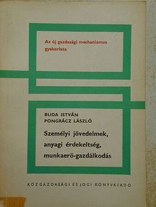 Buda István - Személyi jövedelmek, anyagi érdekeltség, munkaerő-gazdálkodás [antikvár]