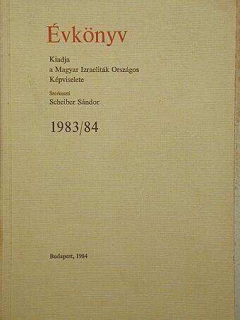 Benamy Sándor - Évkönyv 1983/84 [antikvár]
