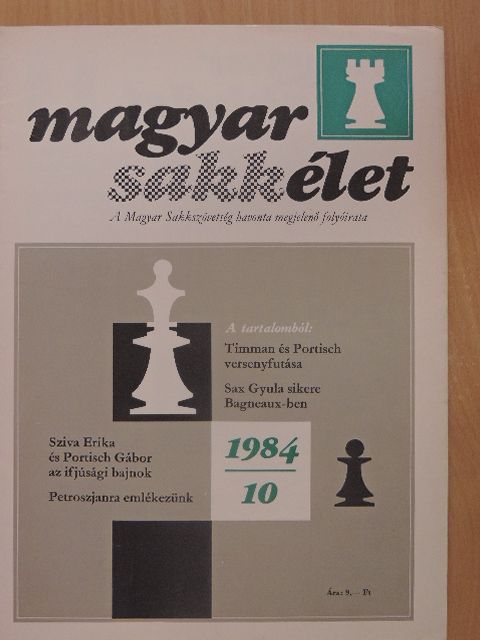 Csom István - Magyar Sakkélet 1984. október [antikvár]