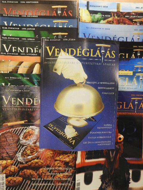 Dr. Csapó Katalin - Vendéglátás 1998-1999., 2001-2002. (vegyes számok) (16 db) [antikvár]