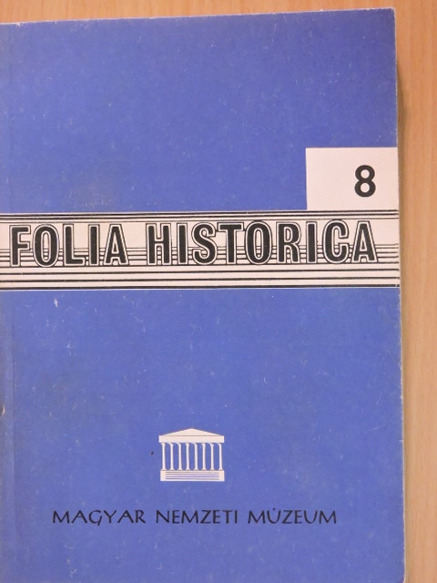 Cennerné Wilhelmb Gizella - Folia Historica 8. [antikvár]