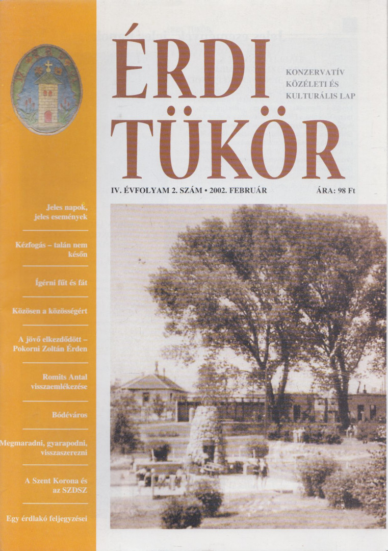 Orlai Sándor - Érdi Tükör IV. évfolyam / 2. szám [antikvár]