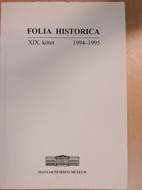 Bánkuti Imre - Folia Historica XIX. [antikvár]