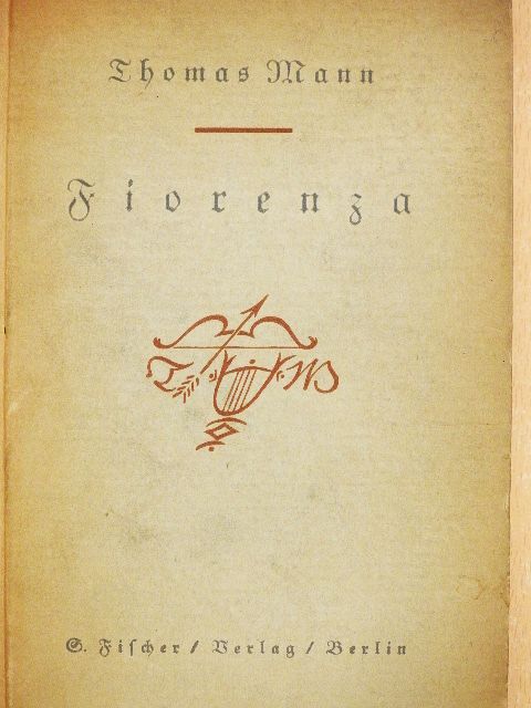 Thomas Mann - Fiorenza (gótbetűs) [antikvár]