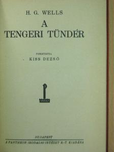 H. G. Wells - A tengeri tündér [antikvár]