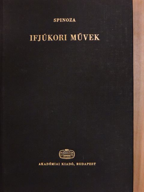 Spinoza - Ifjúkori művek [antikvár]